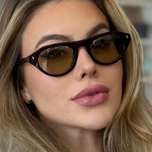 Retro Cat Eye Tortoiseshell Sunglasses for Women