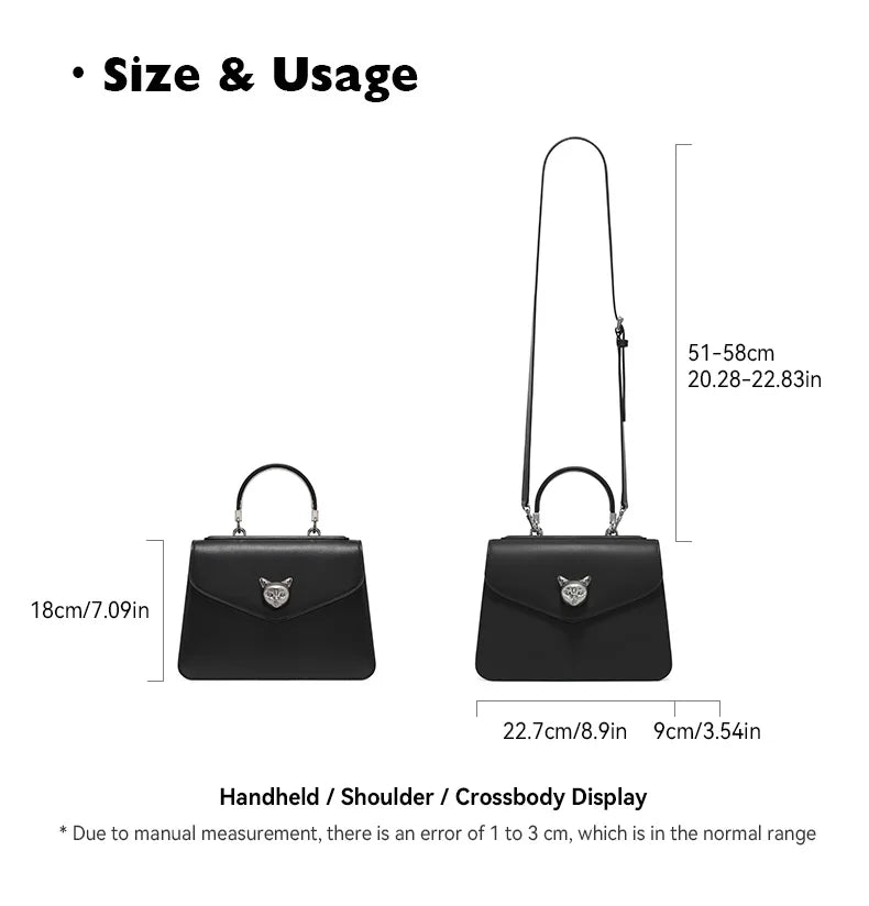 Bafelli Cat Women's Fashion Handbag