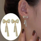 Korean Chain Tassel Earrings