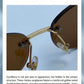 Vintage Hexagon Rimless Sunglasses for Women