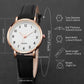 Arabic Dial Women Watch & Bracelet Set
