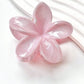 Shiny Egg Flower Hair Claws Set