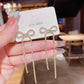 Korean Chain Tassel Earrings