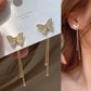 Korean Chain Tassel Earrings