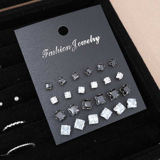 51 Pcs Silver Butterfly Jewelry Set