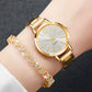 Women's Watch & Diamond Bracelet Set (6pcs)