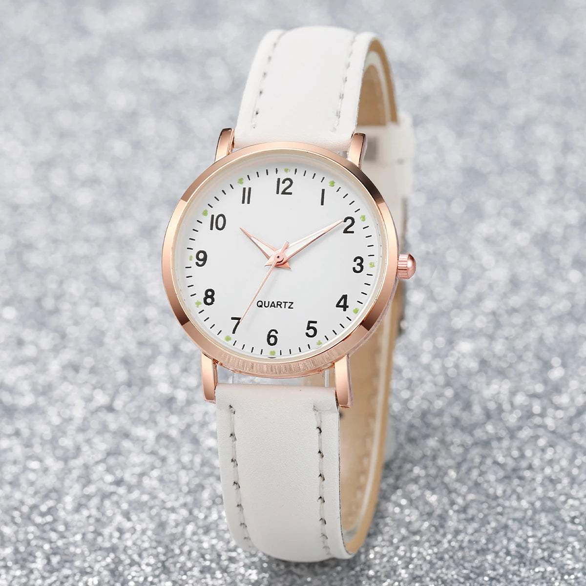 Arabic Dial Women Watch & Bracelet Set