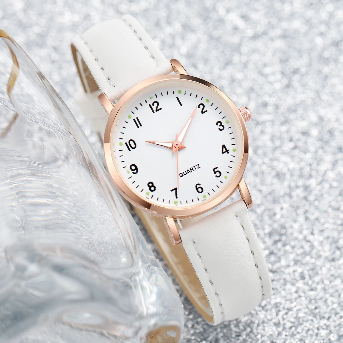 Arabic Dial Women Watch & Bracelet Set