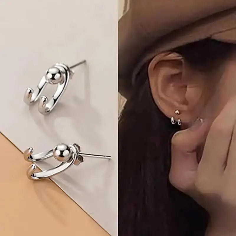 Korean Chain Tassel Earrings