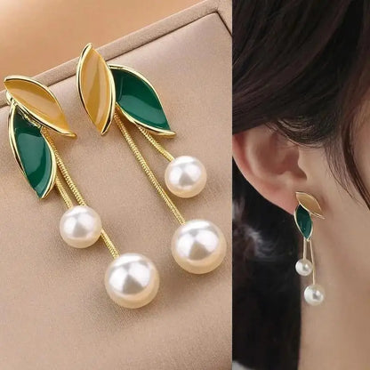Korean Chain Tassel Earrings