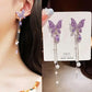 Korean Chain Tassel Earrings