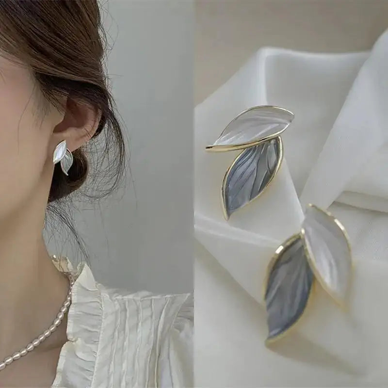 Korean Chain Tassel Earrings