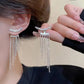Korean Chain Tassel Earrings