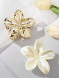 Shiny Egg Flower Hair Claws Set