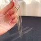 Korean Chain Tassel Earrings