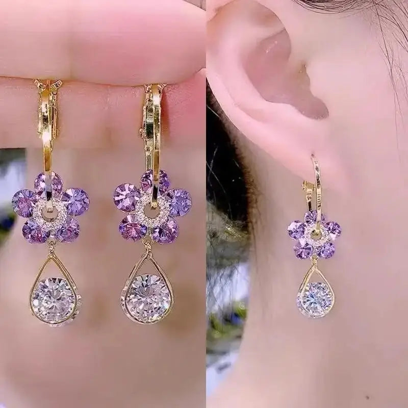 Korean Chain Tassel Earrings