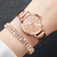 Women's Watch & Diamond Bracelet Set (6pcs)