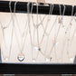 51 Pcs Silver Butterfly Jewelry Set