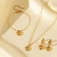 EILIECK 18K Gold Heart Jewelry Set