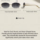 Rimless Hexagon Punk Sunglasses for Women