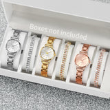 Women's Watch & Diamond Bracelet Set (6pcs)