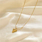 EILIECK 18K Gold Heart Jewelry Set