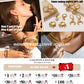 EILIECK 18K Gold Heart Jewelry Set