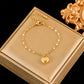EILIECK 18K Gold Heart Jewelry Set