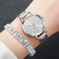 Women's Watch & Diamond Bracelet Set (6pcs)