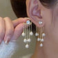 Korean Chain Tassel Earrings