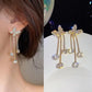 Korean Chain Tassel Earrings