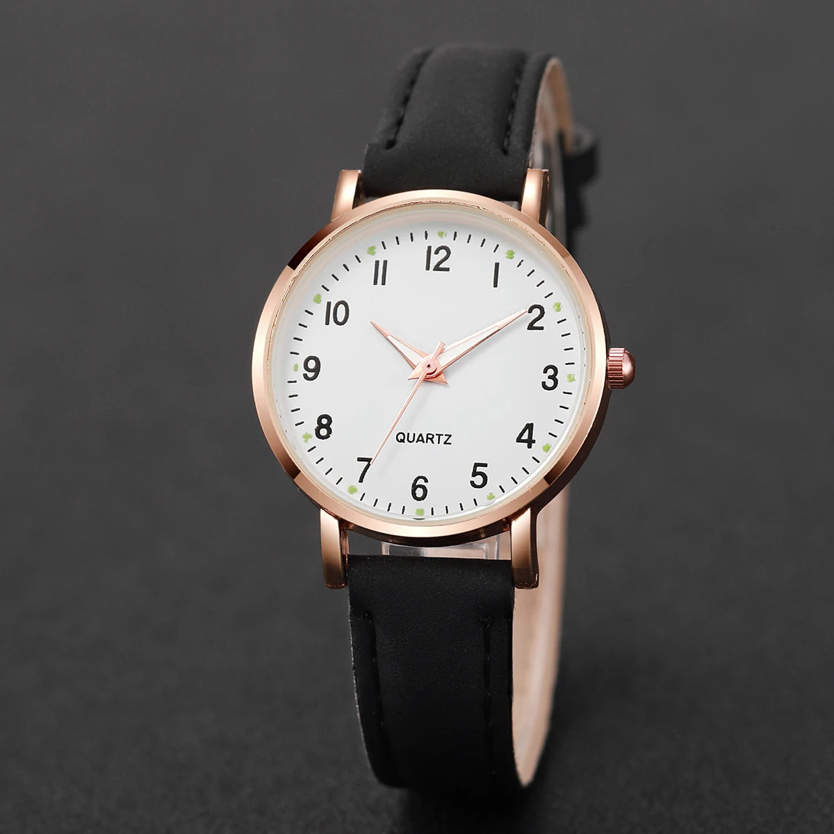 Arabic Dial Women Watch & Bracelet Set